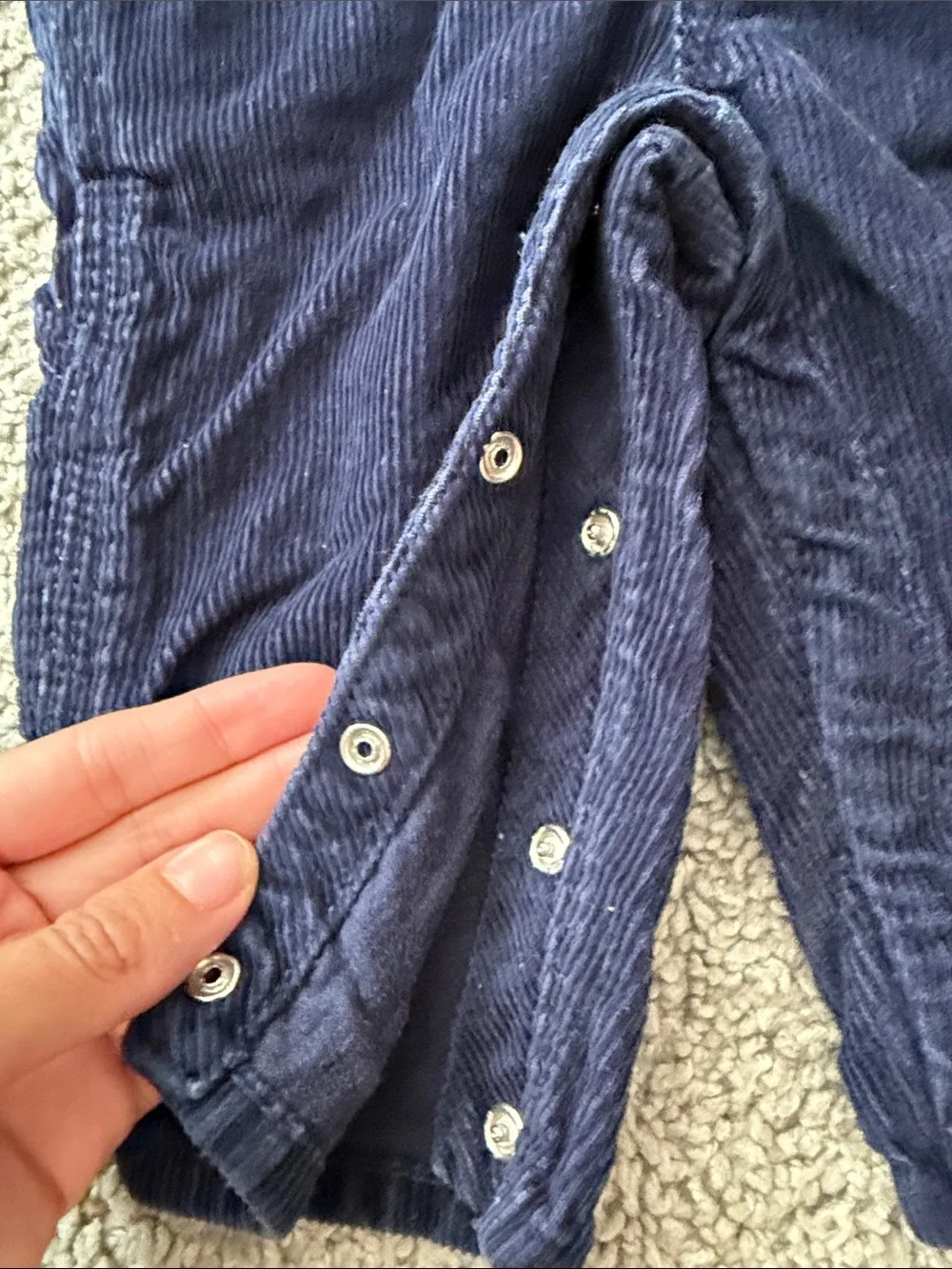GAP Navy Blue Corduroy Overalls for Kids